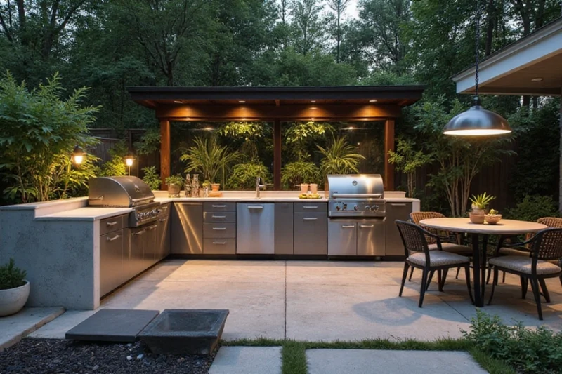 How to Achieve a Luxury Outdoor Kitchen Modern Look in Your Home