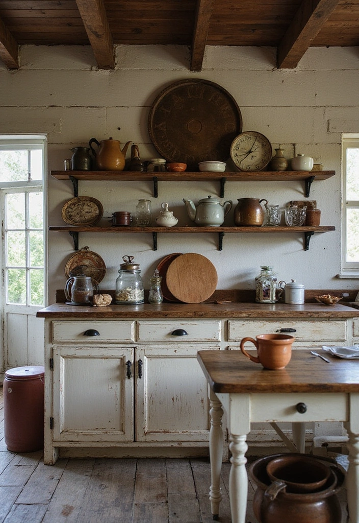 The Ultimate Guide to Creating a Cozy Old Cottage Kitchen with Farmhouse Style - 2. Incorporate Vintage and Rustic Accents