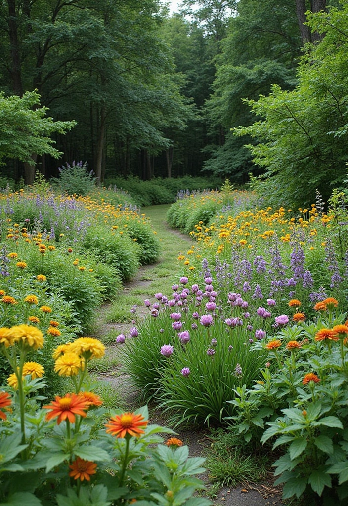 15 Nature-Inspired Wooded Backyard Landscape Designs You’ll Want to Copy ASAP! - 10. Native Plant Sanctuaries