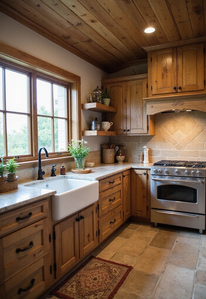 20 Inspiring Small L Shape Kitchen Ideas You Need to See to Believe! - 2. Rustic Charm