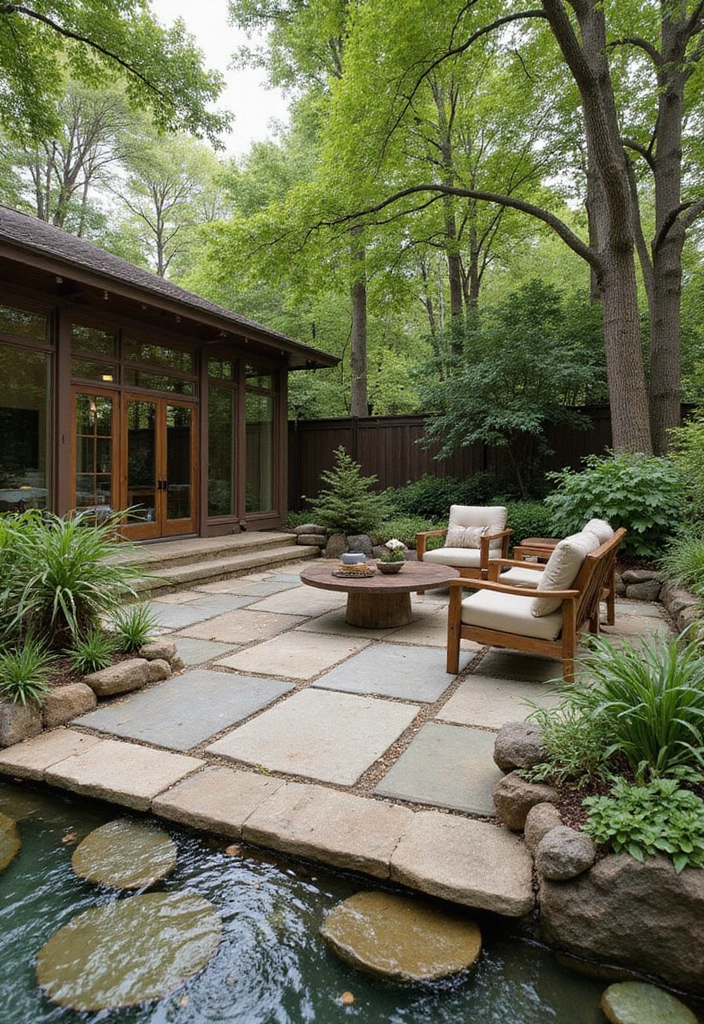 20 Stunning Modern Backyard Patio Designs That Will Transform Your Outdoor Space! - 15. Nature-Inspired Haven