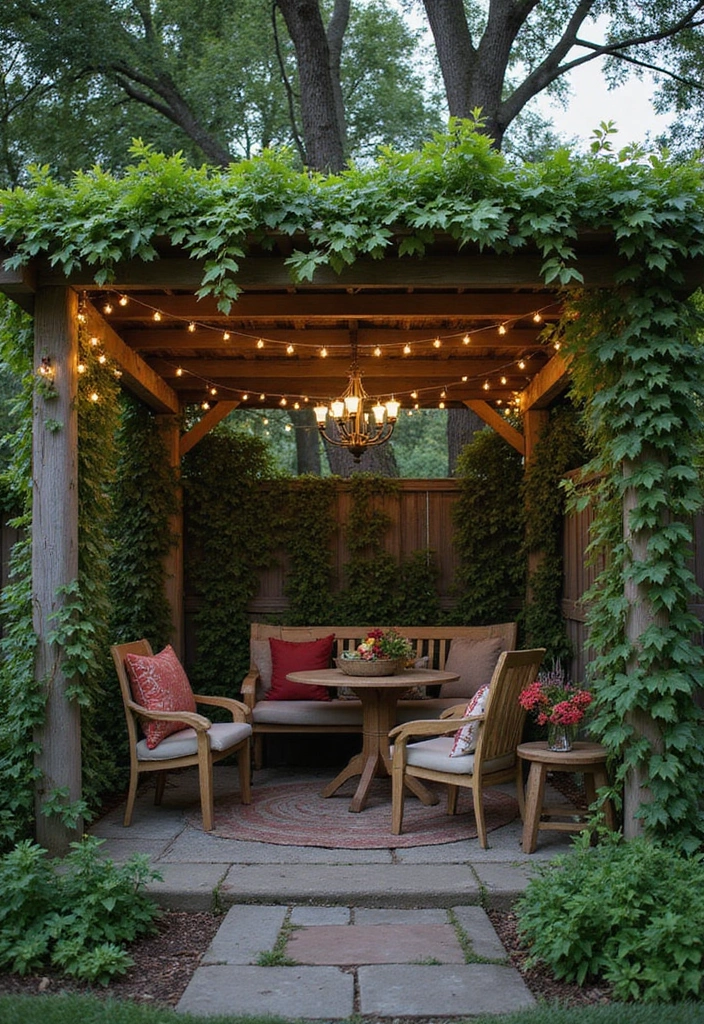 20 Cozy Rustic Backyard Landscaping Ideas That Will Transform Your Outdoor Space! - 5. Elegant Pergolas
