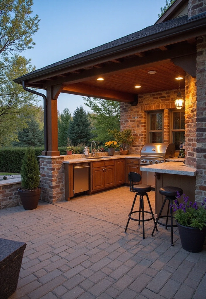 20 Outdoor Kitchen Deck Ideas That Will Wow Your Guests at Every Gathering! - 15. Multi-Functional Deck for Year-Round Use