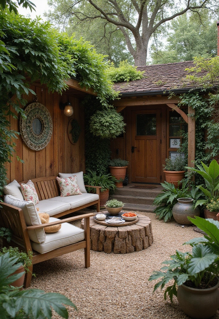 20 Cozy Rustic Backyard Landscaping Ideas That Will Transform Your Outdoor Space! - 16. Cozy Nooks