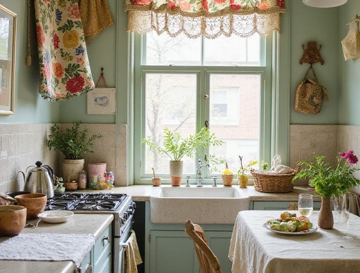 How to Maximize Style and Space in Your Small Vintage Country Kitchen