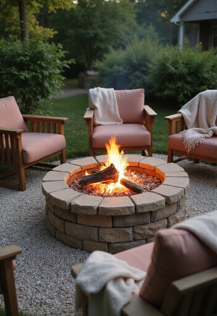 27 Budget-Friendly Backyard Pool & Patio Ideas That Will Transform Your Summer! - 6. DIY Fire Pit Area