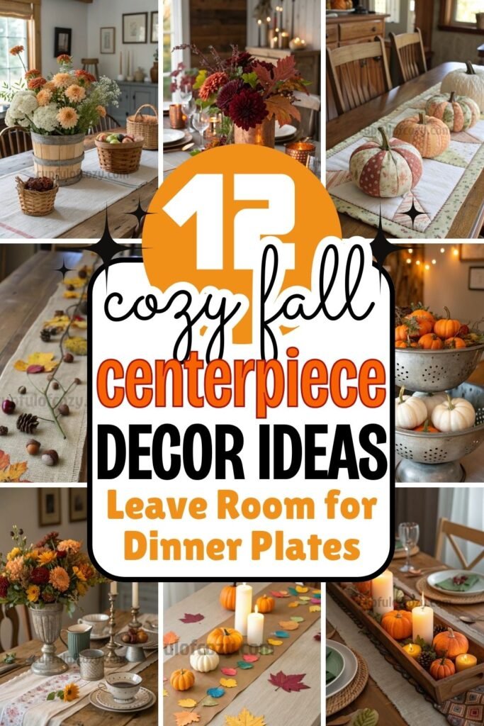 Fall Centerpiece Ideas That Still Leave Room for Dinner Plates (3)