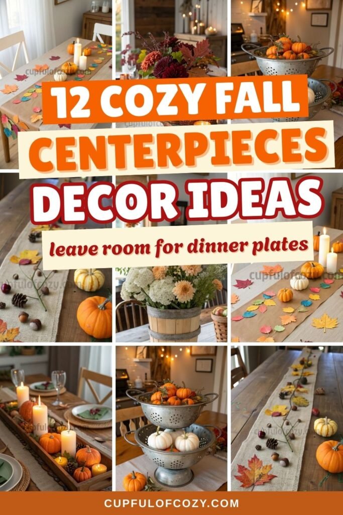 Fall Centerpiece Ideas That Still Leave Room for Dinner Plates (3)