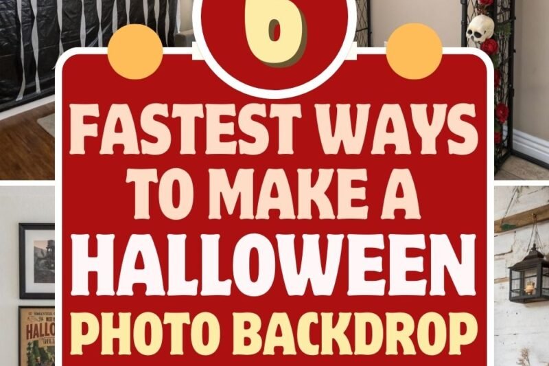 6 Fastest Way to Make a Halloween Wall Backdrop Without Power Tools