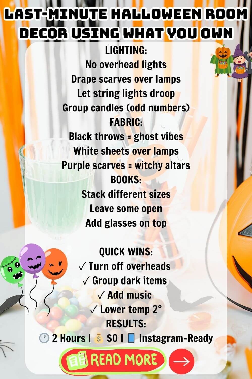 Last-Minute Halloween Decor