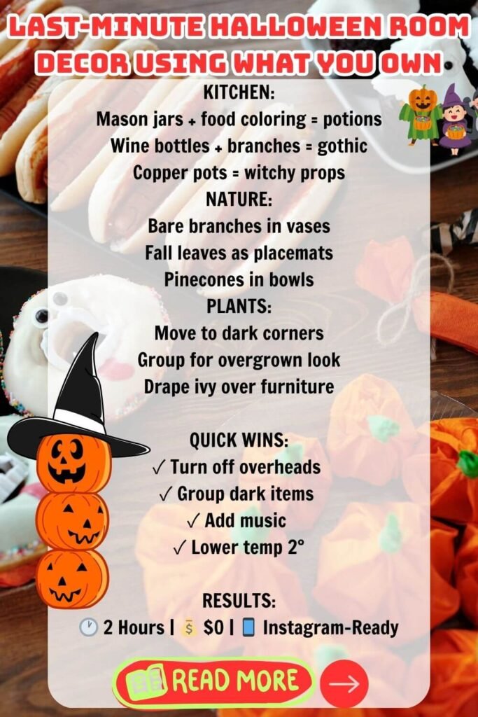 Last-Minute Halloween Decor