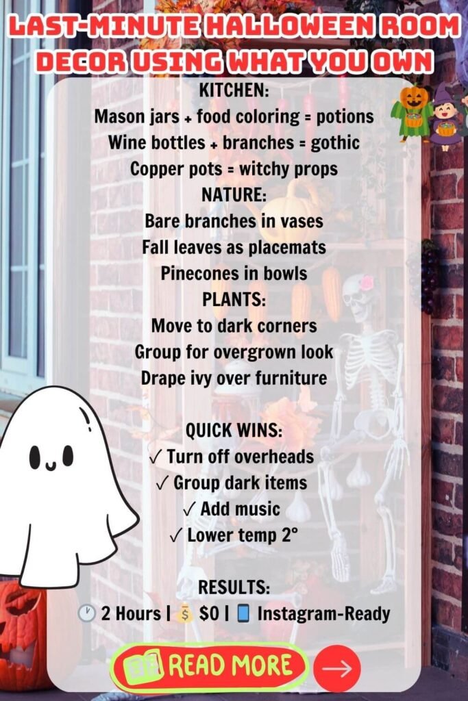 Last-Minute Halloween Decor