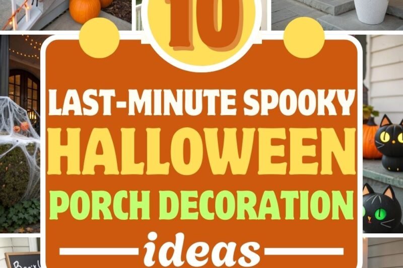 10 Last-Minute Halloween Front Porch Ideas for Spooky Vibes