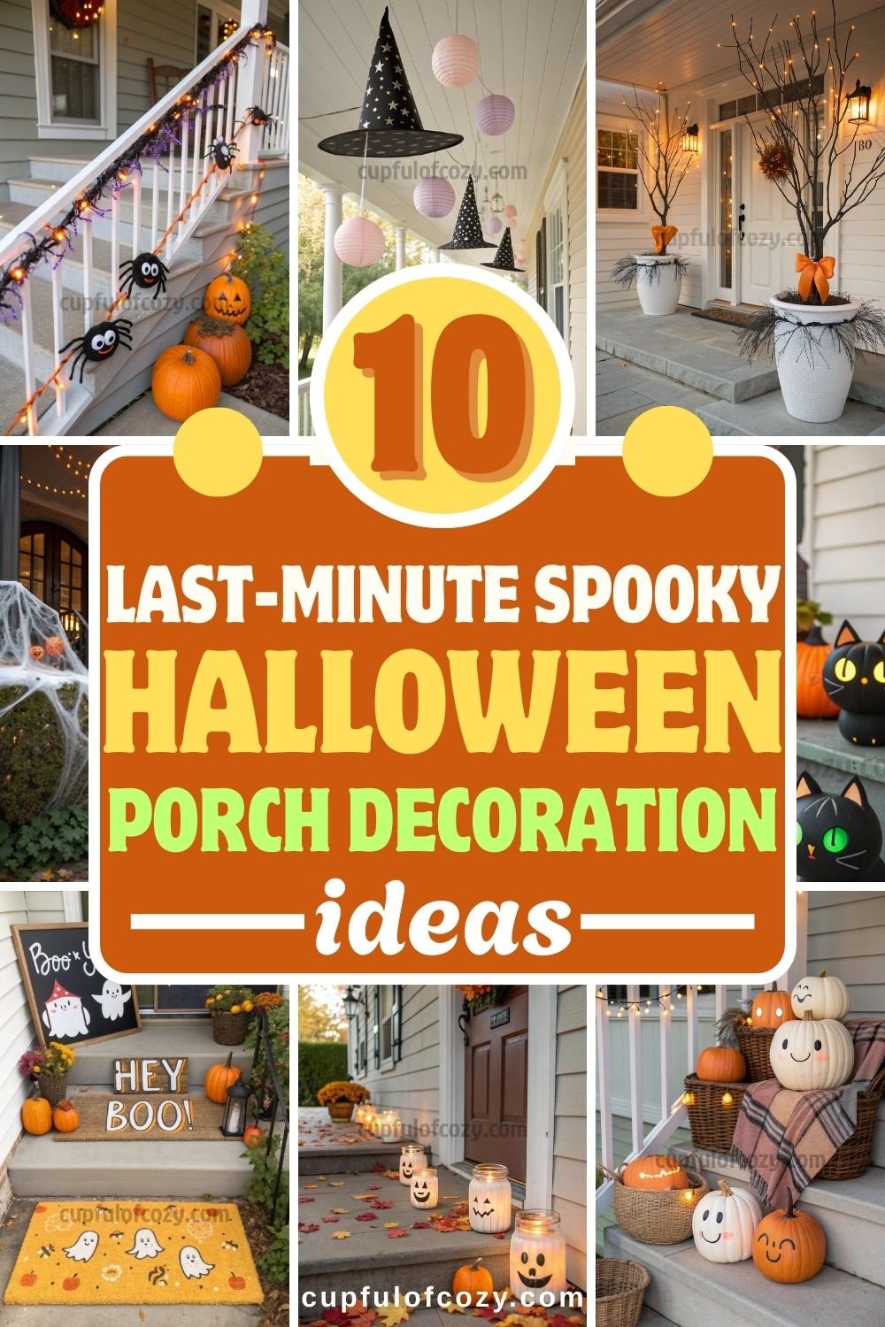 Last-Minute Halloween Front Porch Ideas