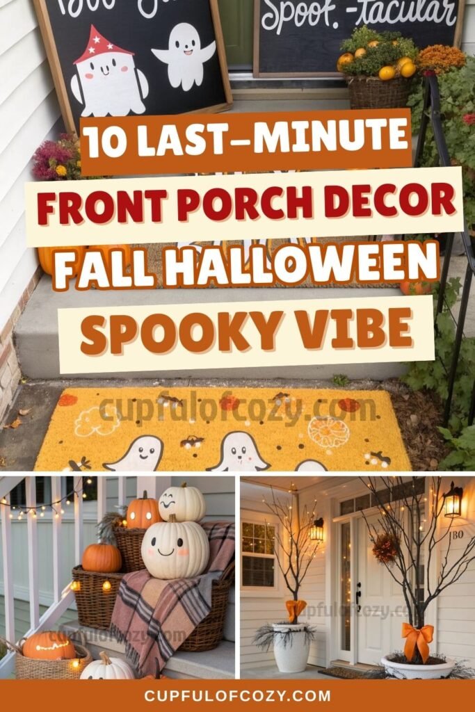 Last-Minute Halloween Front Porch Ideas
