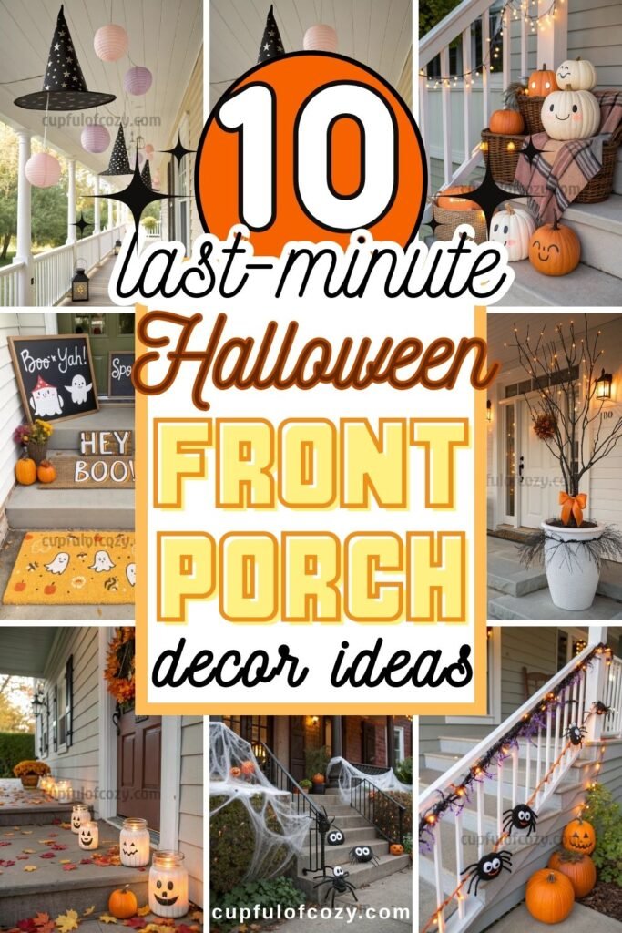 Last-Minute Halloween Front Porch Ideas