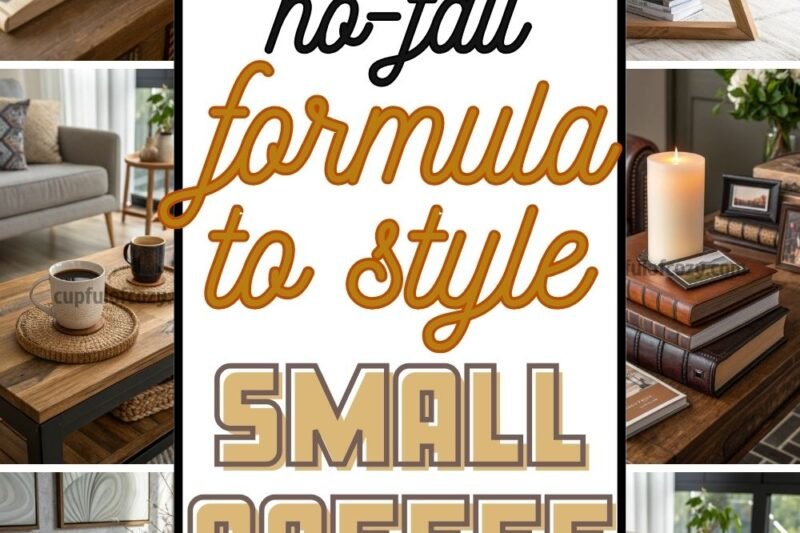 No-Fail Formula for Styling a Small Coffee Table in Minutes