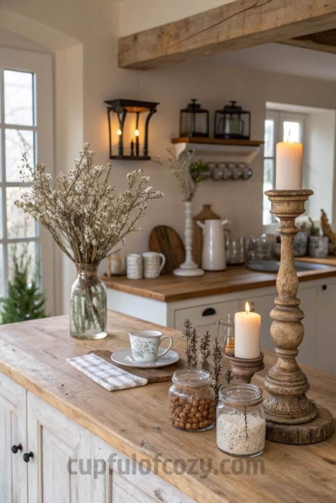Winter French Style Minimalist Kitchen Decor Ideas