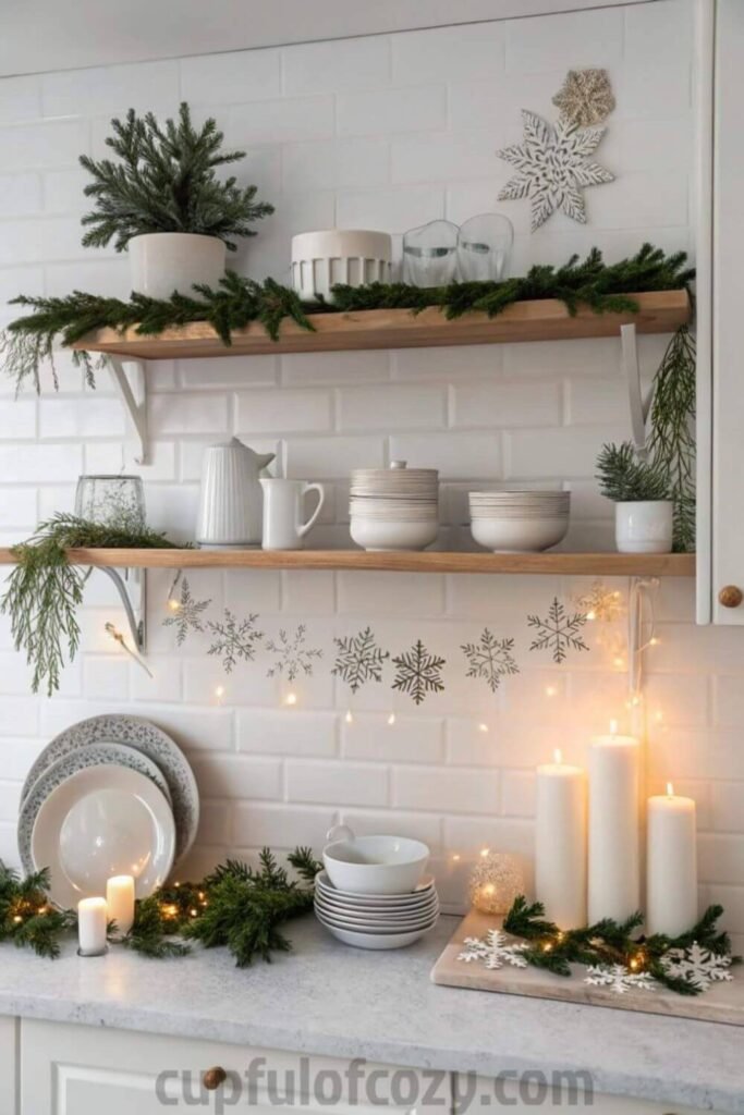 Winter French Style Minimalist Kitchen Decor Ideas