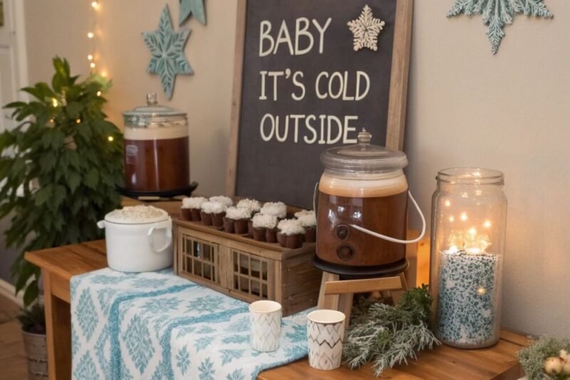 12 Budget-friendly Hot Cocoa Bar Ideas for a Cold-Weather Baby Shower