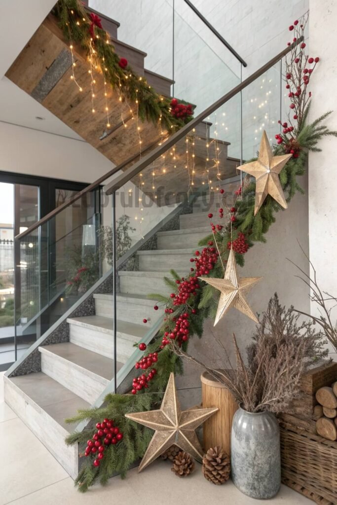 christmas-garland-on-glass-staircase (7)