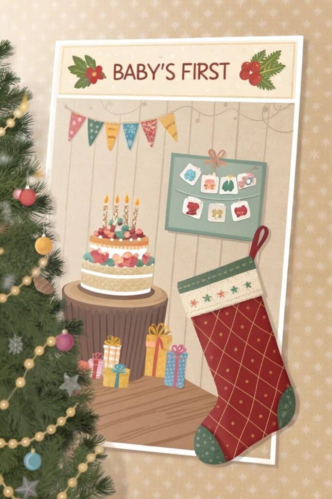 christmas-themed-birthday-scrapbook-ideas