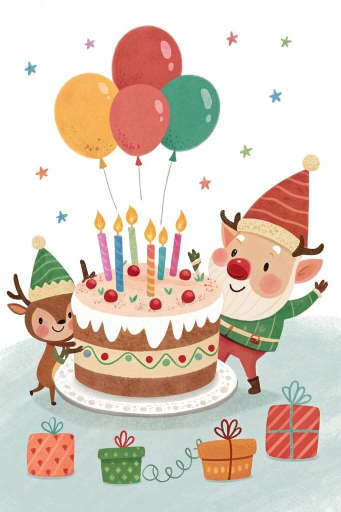 christmas-themed-birthday-scrapbook-ideas