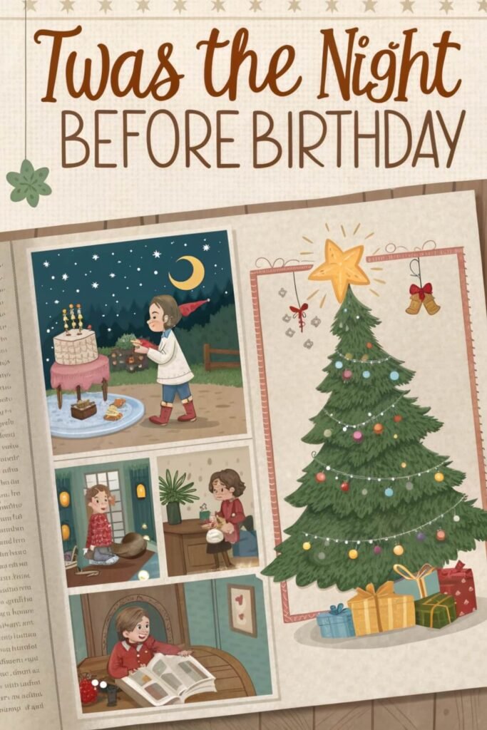 christmas-themed-birthday-scrapbook-ideas