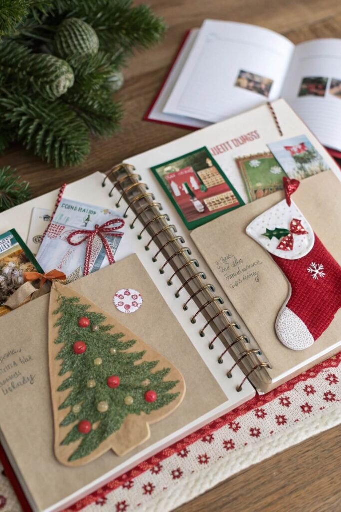 christmas-themed-birthday-scrapbook-ideas