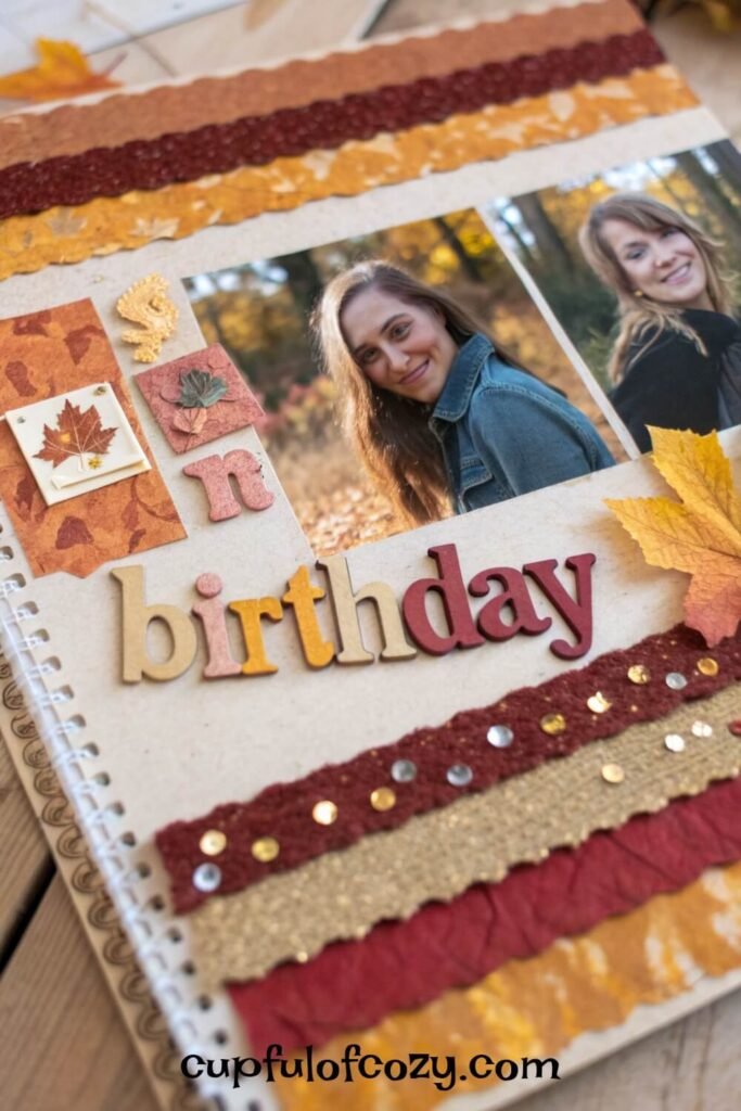 cozy-fall-birthday-scrapbook-layout-ideas