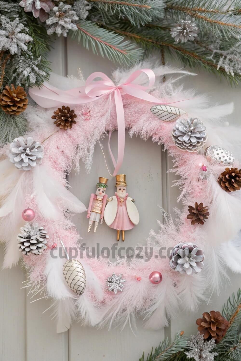 elegant-pink-christmas-wreaths-for-a-winter-wonder