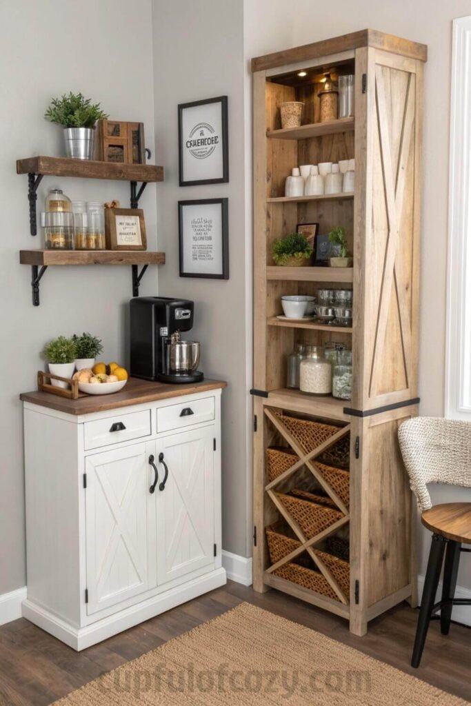 farmhouse-coffee-bar-cabinets-for-small-spaces (7)