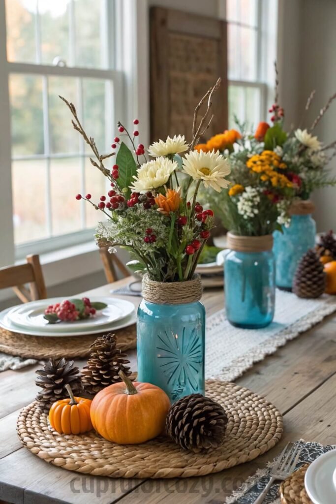 farmhouse-inspired-blue---white-thanksgiving-table (11)