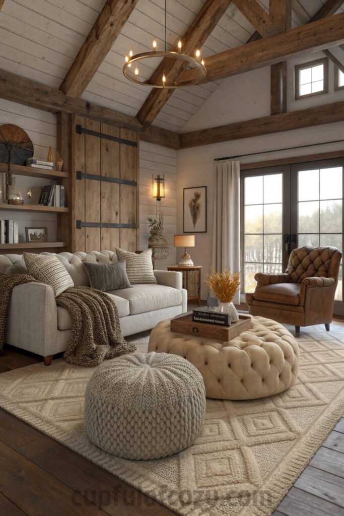 farmhouse-living-rooms-with-matching-sofas (9)