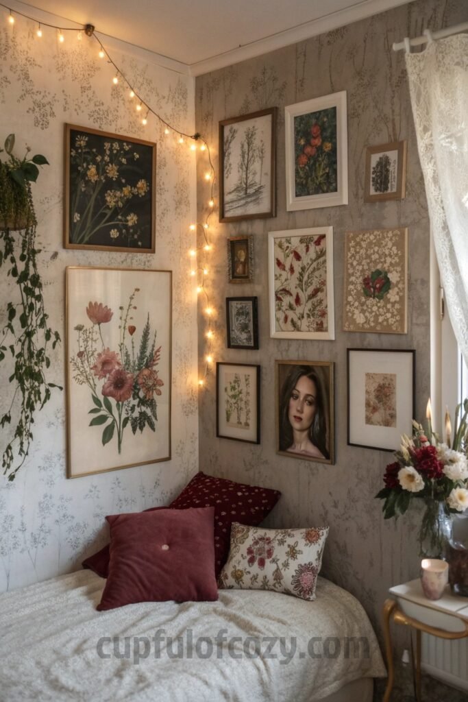 gallery-wall-in-a-bedroom-for-moody-romantic-vibes