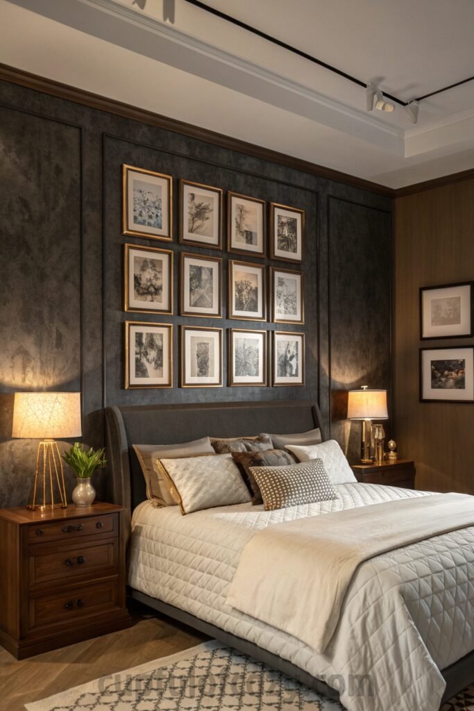 gallery-wall-in-a-bedroom-for-moody-romantic-vibes