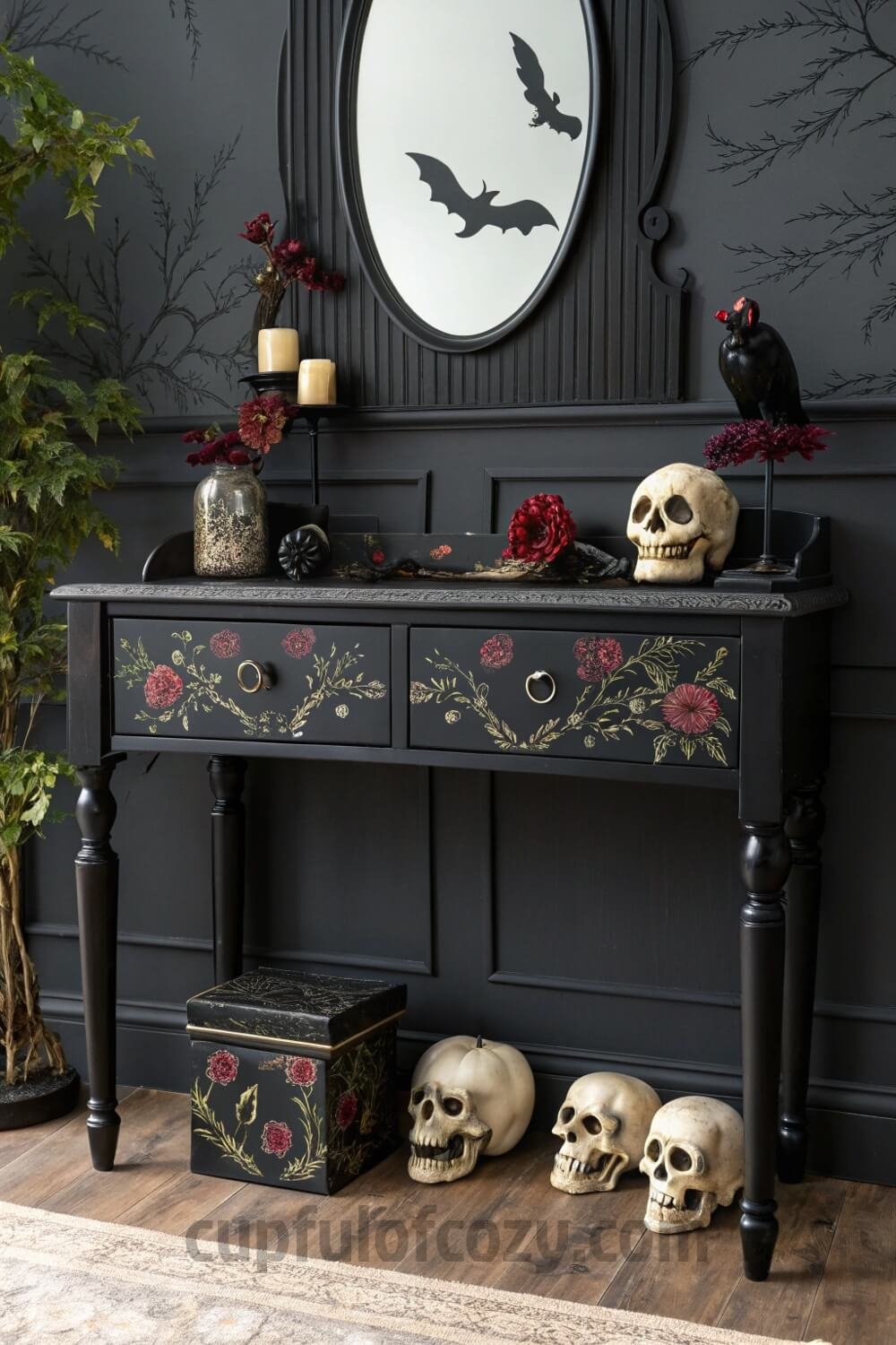 gothic-mirror---makeup-corner-ideas-that-feel-haun