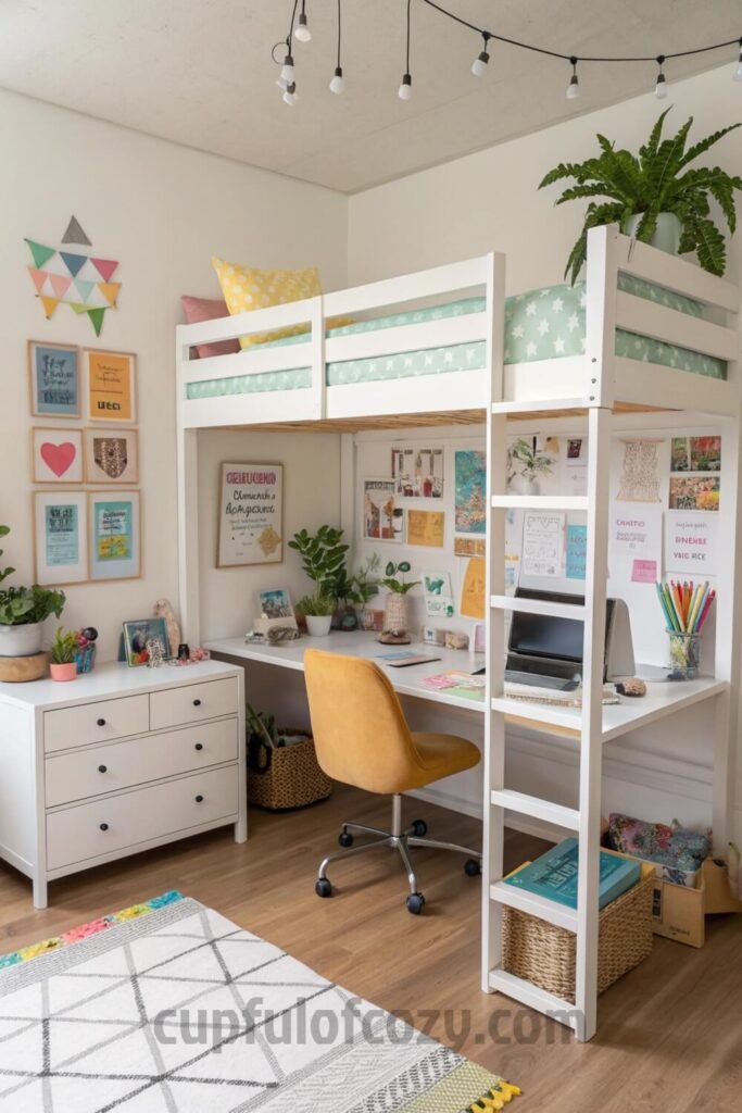 loft-bed-and-desk-underneath