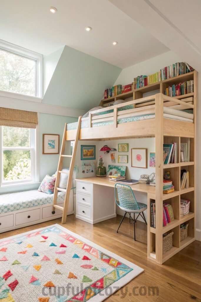 loft-bed-and-desk-underneath