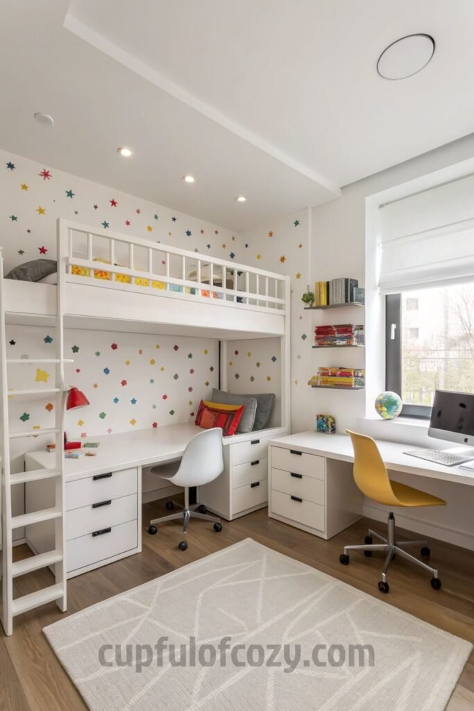 loft-bed-and-desk-underneath
