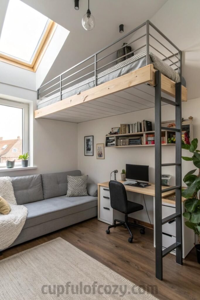 low-profile-loft-bed-for-adults-in-small-room (4)