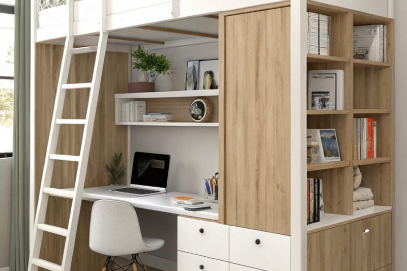 12 Amazing Low Profile Loft Bed for Adults in Small Room Makeover