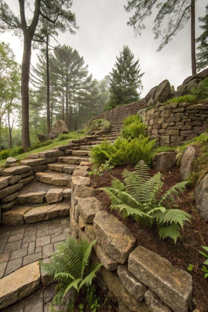pool-with-retaining-wall-ideas-for-sloped-backyard