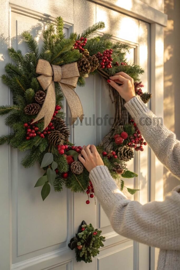 refresh-old-christmas-wreaths-for-cheap (11)