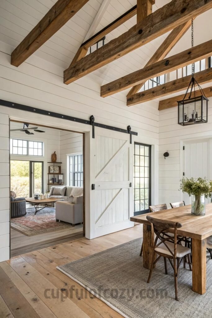rustic-farmhouse-open-living-room-and-dining-room-