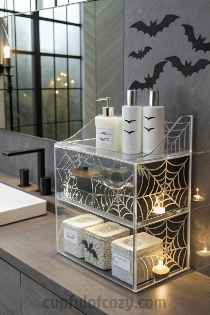 spooky-cute-halloween-themed-bathroom-shelf-decor-