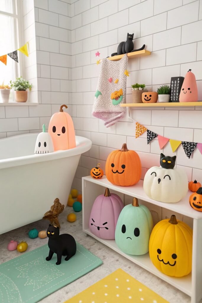 spooky-cute-halloween-themed-bathroom-shelf-decor-