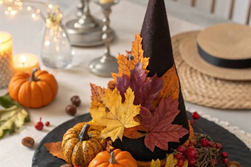 12 Spooky Witch Hat Centerpiece Ideas For Halloween