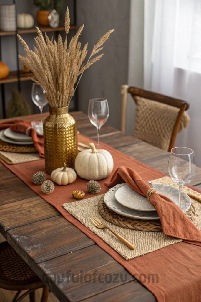 terracotta-thanksgiving-table-runners