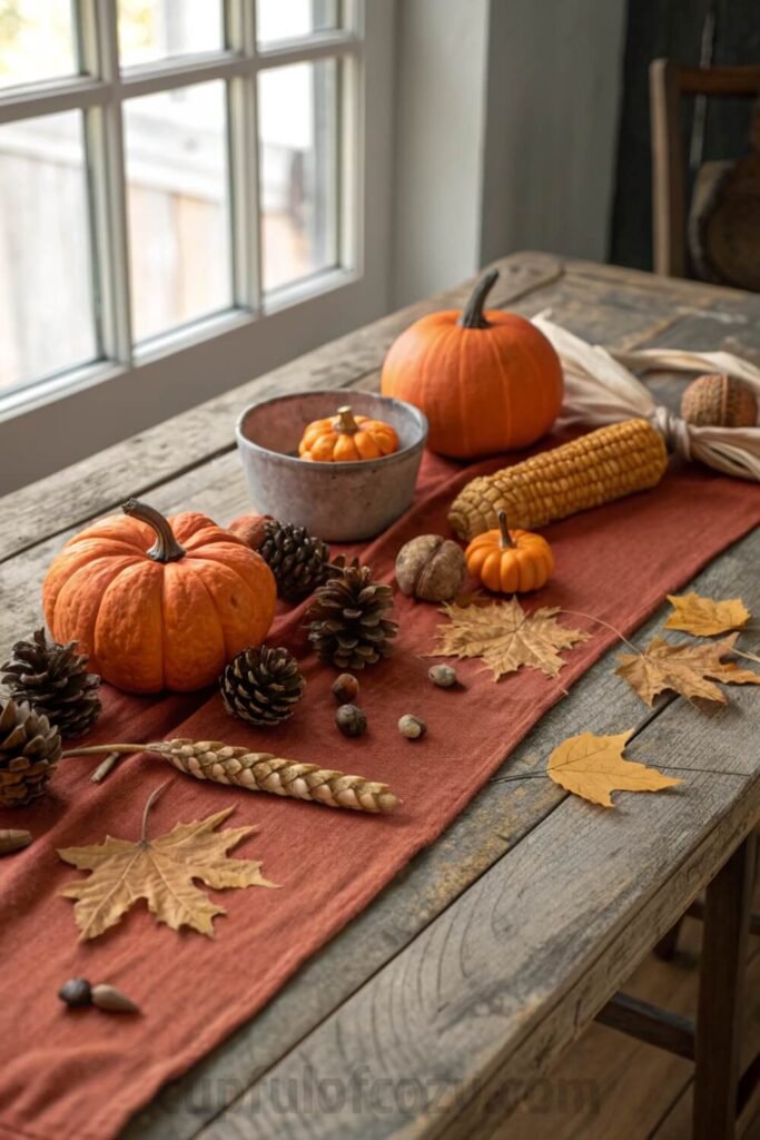 terracotta-thanksgiving-table-runners